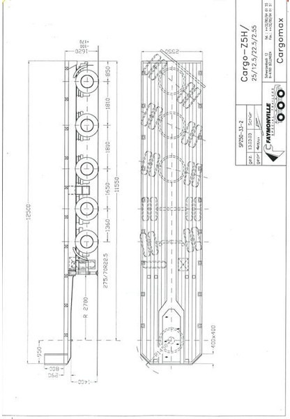 Полуприцеп бортовой/ Платформа Faymonville SPNZ - 5 Ballast trailer: фото 13 Полуприцеп бортовой/ Платформа Faymonville SPNZ - 5 Ballast trailer: фото 13