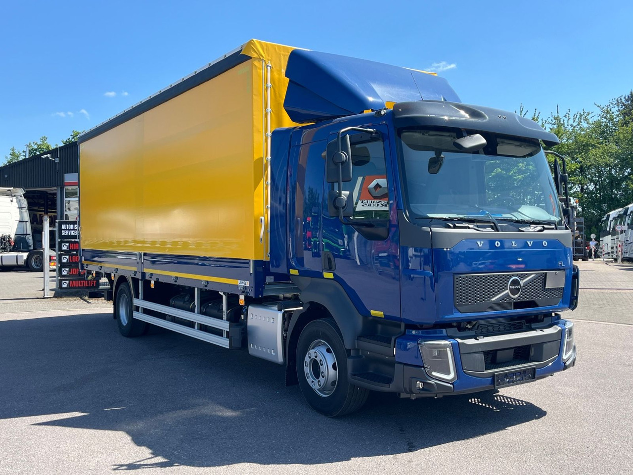 Volvo FL14.245 Junge Schiebeplane - Тентованный грузовик: фото 3 Volvo FL14.245 Junge Schiebeplane - Тентованный грузовик: фото 3