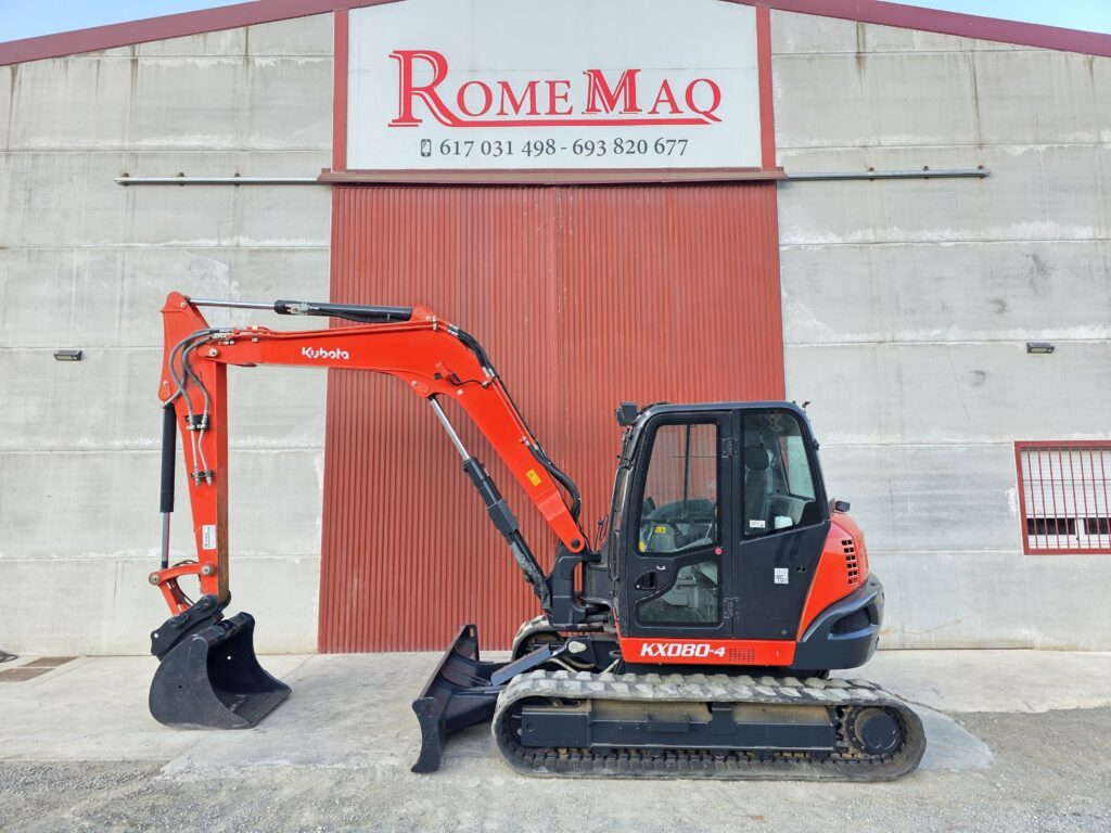 KUBOTA KX080-4A2 - Мини-экскаватор: фото 1 KUBOTA KX080-4A2 - Мини-экскаватор: фото 1