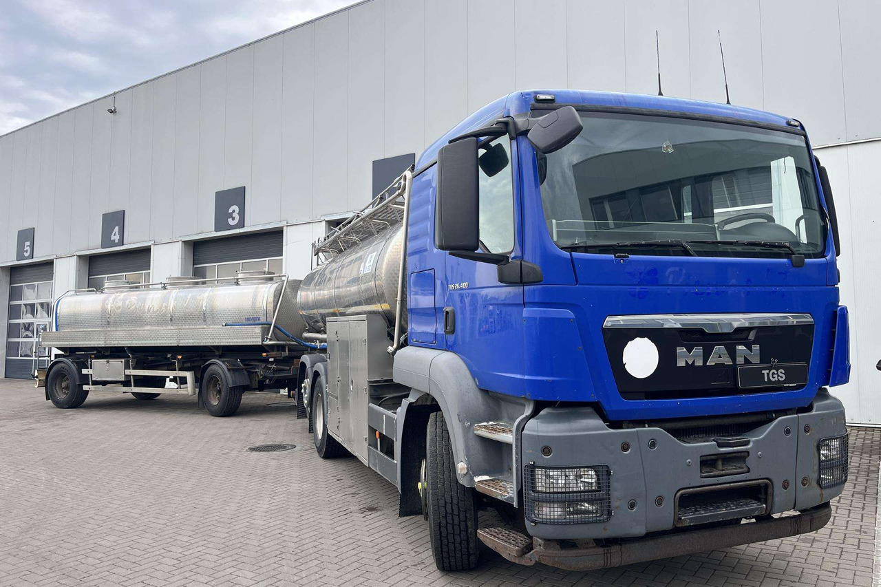 MAN TGS 26.400 6X2-2 Plandex (08632) - Грузовик-цистерна, Прицеп-цистерна: фото 1 MAN TGS 26.400 6X2-2 Plandex (08632) - Грузовик-цистерна, Прицеп-цистерна: фото 1