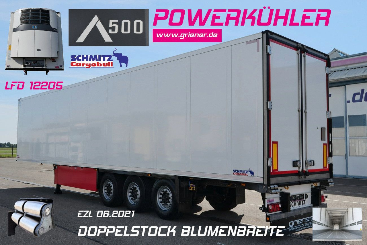 Schmitz Cargobull SKO 24/DOPPELSTOCK BLUMEN TK A500 DRP FP 45 - Полуприцеп-фургон: фото 1 Schmitz Cargobull SKO 24/DOPPELSTOCK BLUMEN TK A500 DRP FP 45 - Полуприцеп-фургон: фото 1
