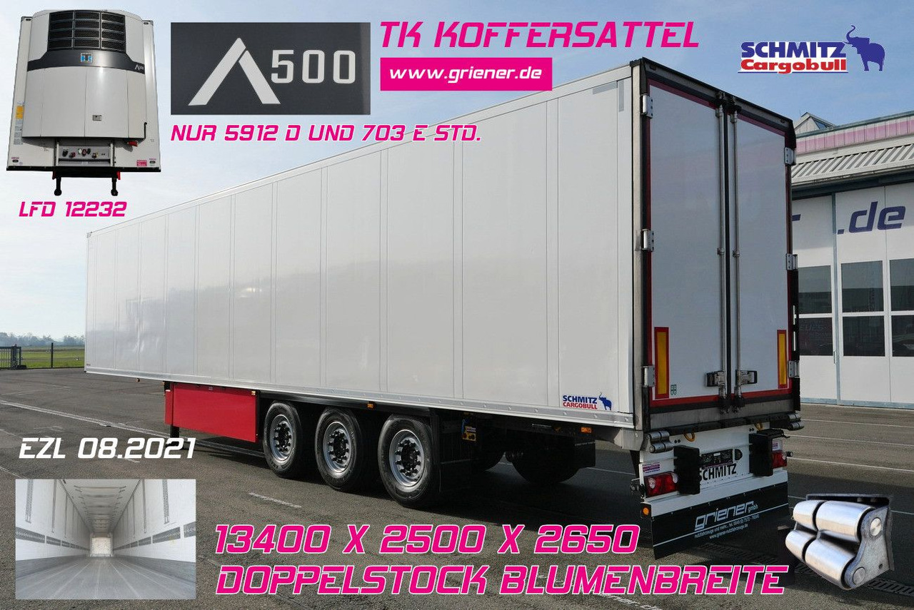 Schmitz Cargobull SKO 24/DOPPELSTOCK BLUMEN TK A500 DRP FP 45 - Полуприцеп-фургон: фото 1 Schmitz Cargobull SKO 24/DOPPELSTOCK BLUMEN TK A500 DRP FP 45 - Полуприцеп-фургон: фото 1