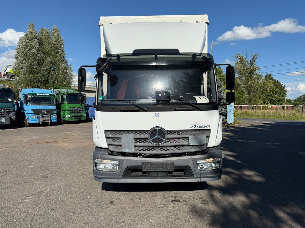 Mercedes-Benz Atego 1224 OM936 4x2 18 TKM - Тентованный грузовик: фото 1 Mercedes-Benz Atego 1224 OM936 4x2 18 TKM - Тентованный грузовик: фото 1