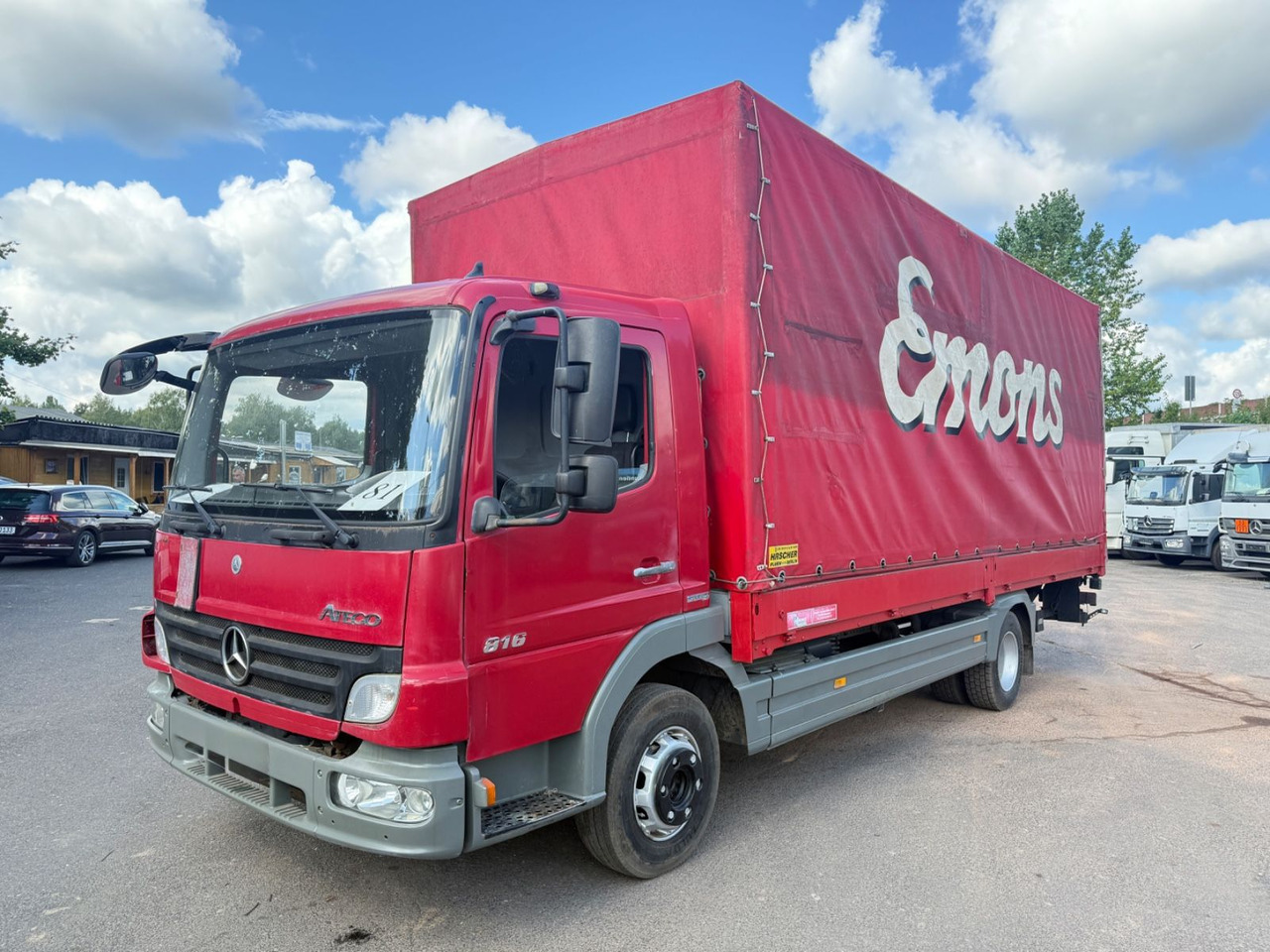 Mercedes-Benz Atego 816 L Lbw Tempomat - Тентованный грузовик: фото 3 Mercedes-Benz Atego 816 L Lbw Tempomat - Тентованный грузовик: фото 3
