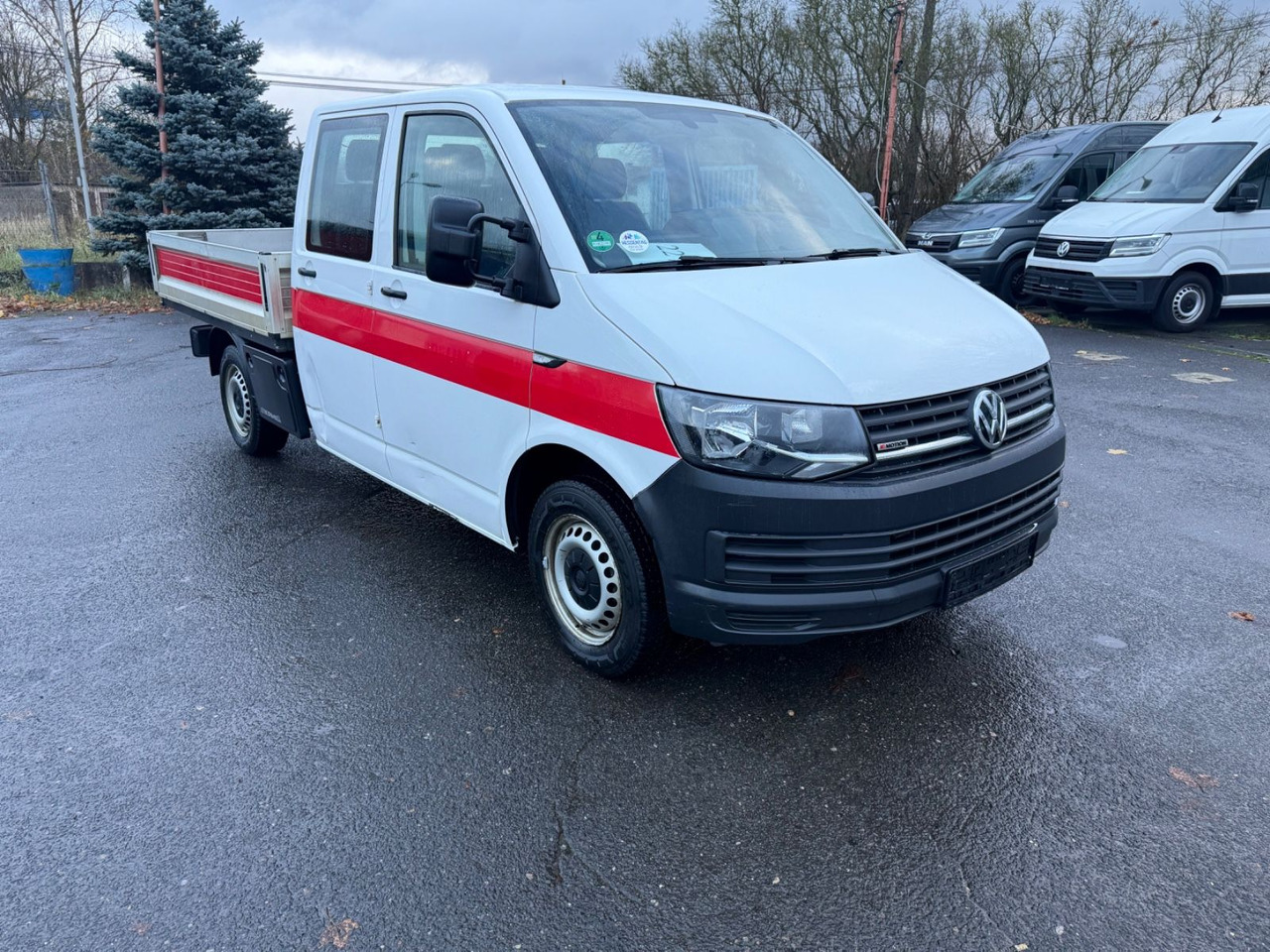 Volkswagen T6 Automatik Pritsche lang Doppelkabine - Малотоннажный бортовой грузовик: фото 1 Volkswagen T6 Automatik Pritsche lang Doppelkabine - Малотоннажный бортовой грузовик: фото 1