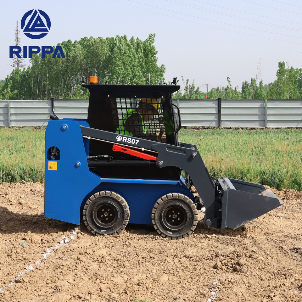Rippa RS07 Compact Loader | 24.4hp Kubota Power | High Flow Dual Pump | Comfortable A/C Cabin - Мини-погрузчик с бортовым поворотом: фото 4 Rippa RS07 Compact Loader | 24.4hp Kubota Power | High Flow Dual Pump | Comfortable A/C Cabin - Мини-погрузчик с бортовым поворотом: фото 4