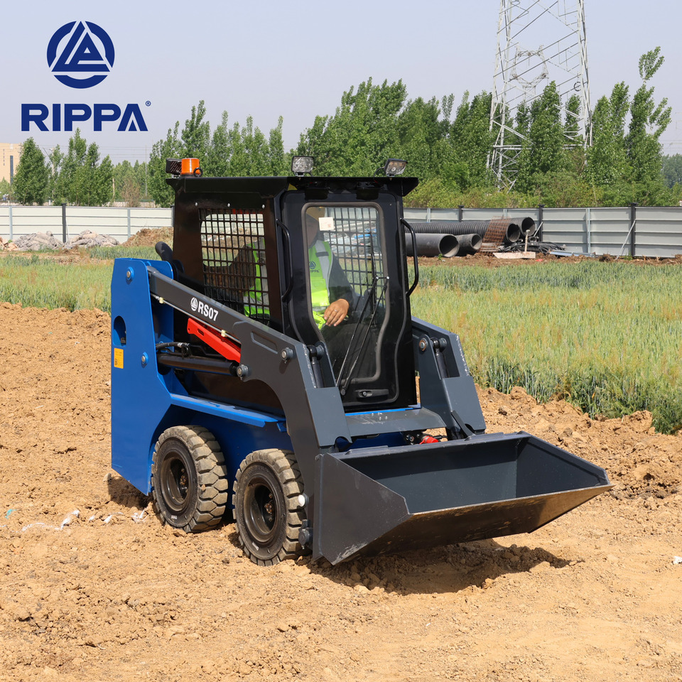 Rippa RS07 Compact Loader | 24.4hp Kubota Power | High Flow Dual Pump | Comfortable A/C Cabin - Мини-погрузчик с бортовым поворотом: фото 1 Rippa RS07 Compact Loader | 24.4hp Kubota Power | High Flow Dual Pump | Comfortable A/C Cabin - Мини-погрузчик с бортовым поворотом: фото 1