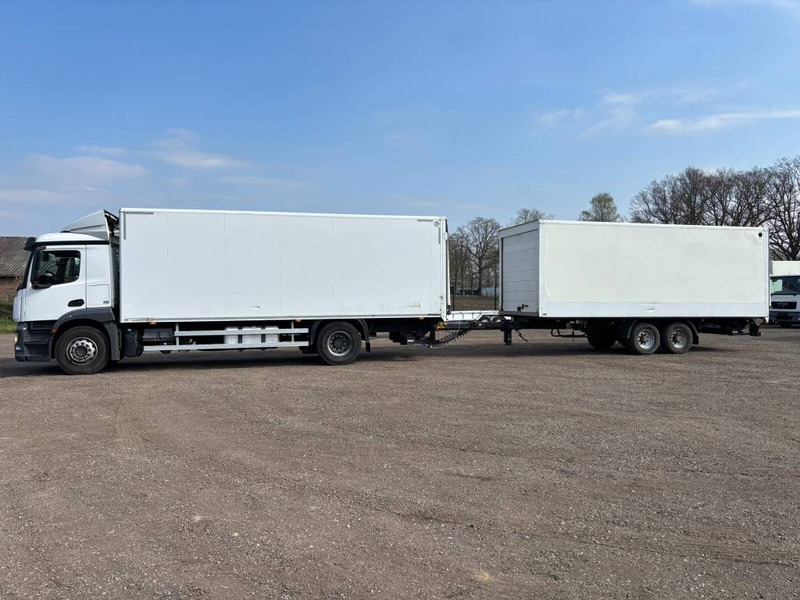 Mercedes-Benz Antos 1833 Euro6 4x2 + anhanger koffer - Грузовик с закрытым кузовом: фото 1 Mercedes-Benz Antos 1833 Euro6 4x2 + anhanger koffer - Грузовик с закрытым кузовом: фото 1