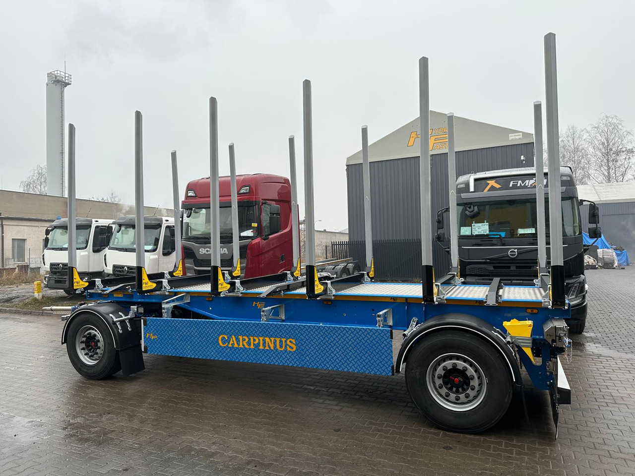 Hydrofast Przyczepa 2 osiowa do drewna stosowego HFP2/2-axle timber trailer HFP2 - Прицеп лесовоз: фото 1 Hydrofast Przyczepa 2 osiowa do drewna stosowego HFP2/2-axle timber trailer HFP2 - Прицеп лесовоз: фото 1