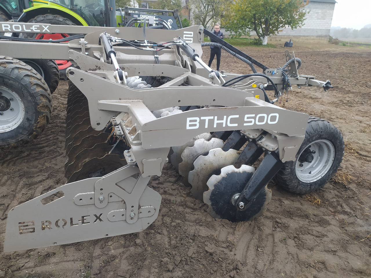 Новый Дисковая борона ROLEX Scheibenegge / Hydraulic discs harrow / Dechaumeur à disques / Erpice a dischi / Grada de discos / Дисковая борона / Brona talerzowa 5 m: фото 6