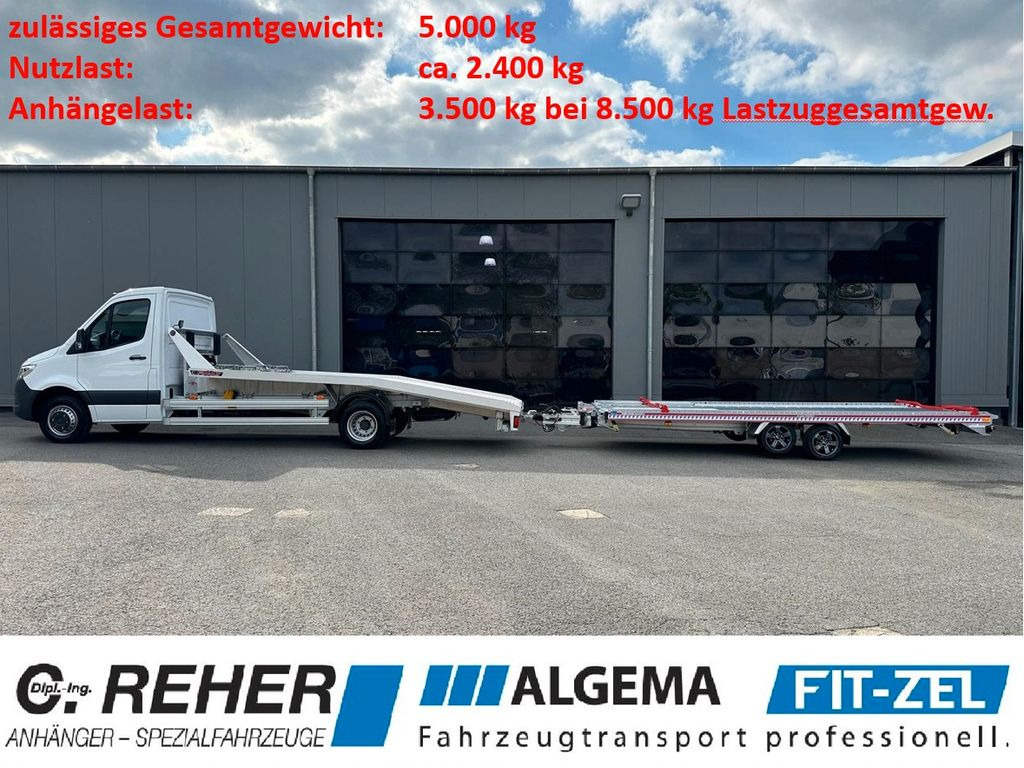 Новый Эвакуатор, Коммерческий автомобиль Mercedes-Benz Spinter  mit ALU - Festplateau / NEU: фото 1