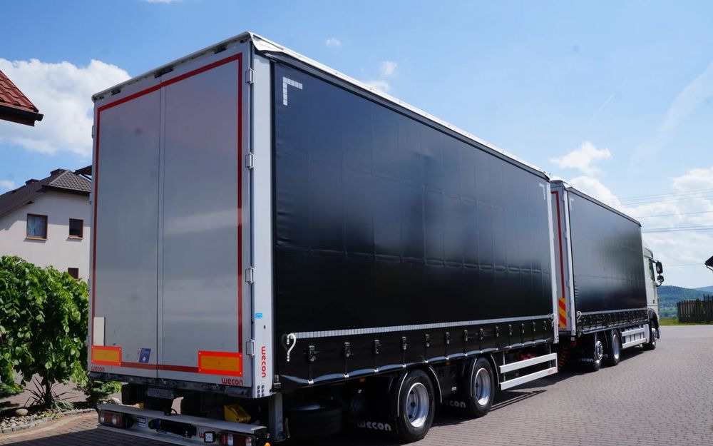 DAF XF 480 EURO 6 ZESTAW TANDEM PRZEJAZDOWY 120 M3 7,7 M + 7,7 M WECON - Тентованный грузовик: фото 5 DAF XF 480 EURO 6 ZESTAW TANDEM PRZEJAZDOWY 120 M3 7,7 M + 7,7 M WECON - Тентованный грузовик: фото 5