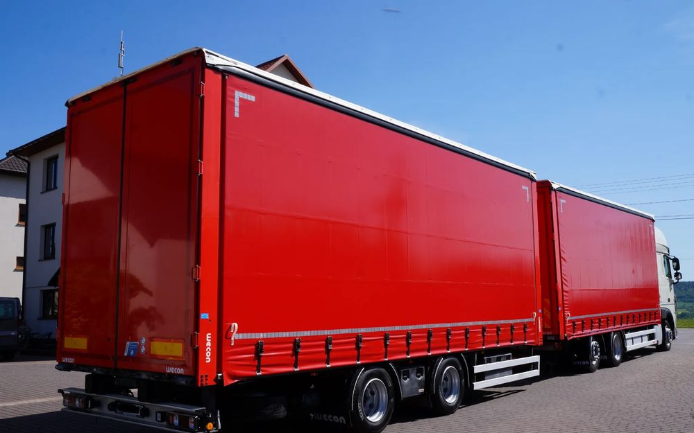 DAF XF 480 EURO 6 ZESTAW TANDEM PRZEJAZDOWY 120 M3 7,8 M + 7,8 M WECON - Тентованный грузовик: фото 4 DAF XF 480 EURO 6 ZESTAW TANDEM PRZEJAZDOWY 120 M3 7,8 M + 7,8 M WECON - Тентованный грузовик: фото 4