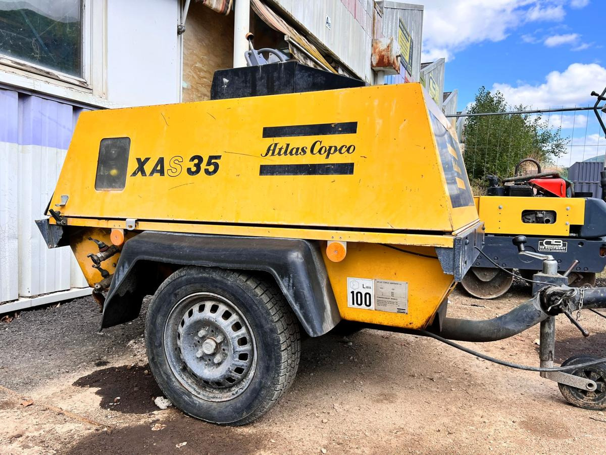 Atlas copco XAS 35 COMPRESSEUR 9BAR SUR REMORQUE (NET DE TVA) - Воздушный компрессор: фото 1 Atlas copco XAS 35 COMPRESSEUR 9BAR SUR REMORQUE (NET DE TVA) - Воздушный компрессор: фото 1