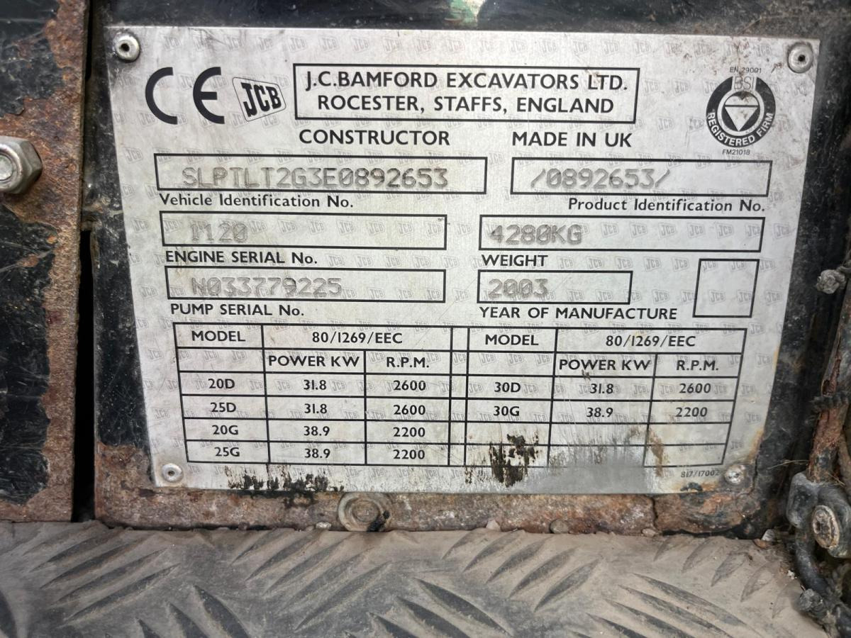 Газовый погрузчик JCB Chariot télescopique à gaz 20D TELETRUCK: фото 8 Газовый погрузчик JCB Chariot télescopique à gaz 20D TELETRUCK: фото 8