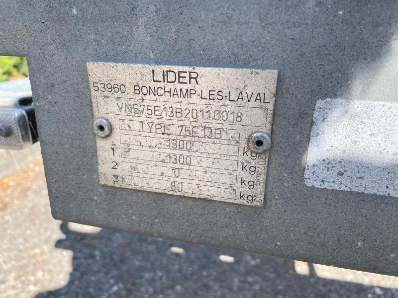 Прицеп для легкового автомобиля LIDER 75E13B Remorque Porte Voiture: фото 8