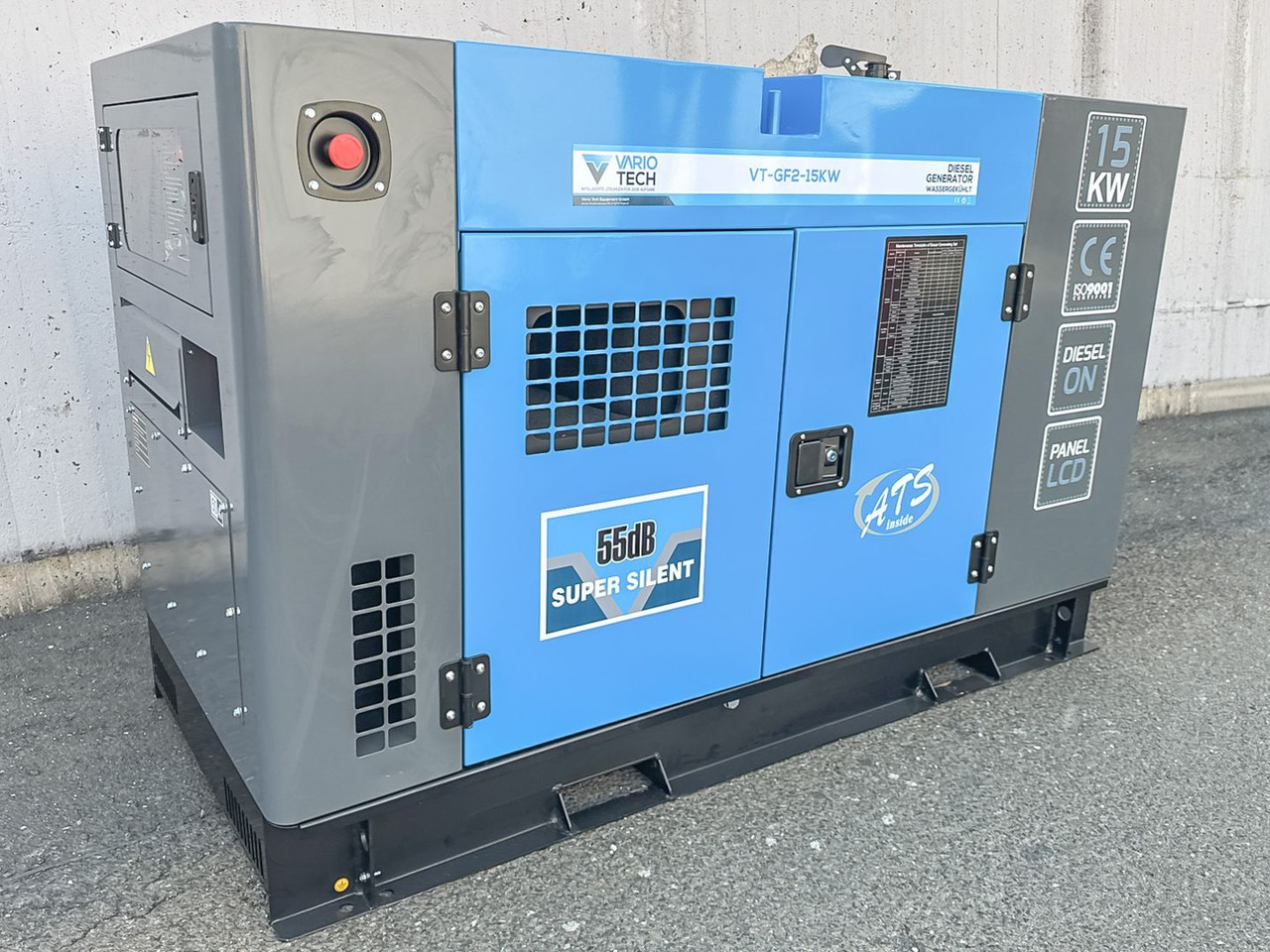 Vario Tech Dieselgenerator VT-GF2-15KW Super Silent + ATS - Электрогенератор: фото 1 Vario Tech Dieselgenerator VT-GF2-15KW Super Silent + ATS - Электрогенератор: фото 1