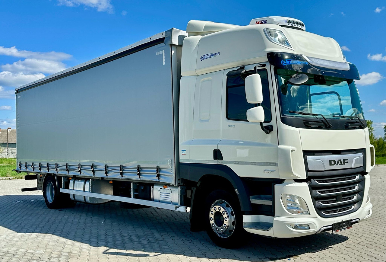 DAF CF 320 / FIRANKA / 21 EUROPALET / SYPIALKA / AUTOMAT / KLIMA POSTOJOWA / 2021 ROK TO - Тентованный грузовик: фото 1 DAF CF 320 / FIRANKA / 21 EUROPALET / SYPIALKA / AUTOMAT / KLIMA POSTOJOWA / 2021 ROK TO - Тентованный грузовик: фото 1