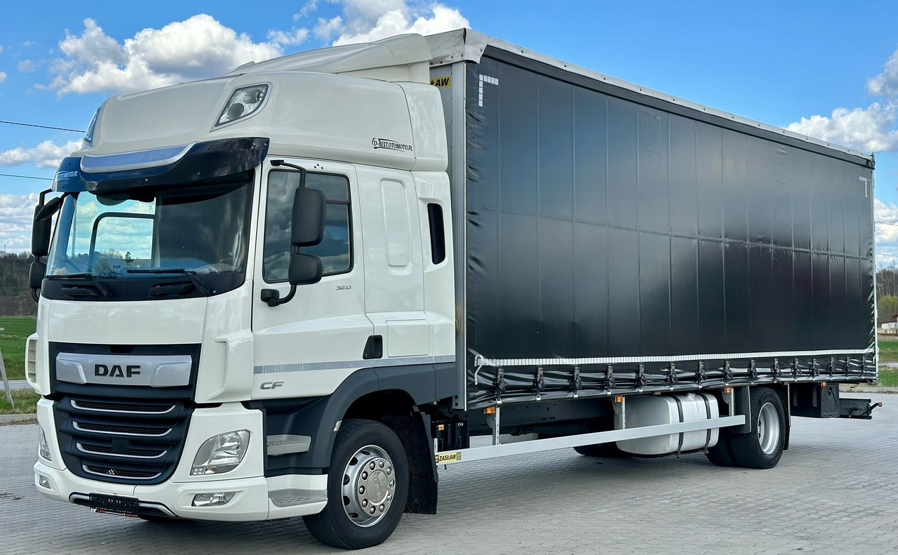 DAF CF 320 / FIRANKA / 23 EUROPALET / SYPIALKA / AUTOMAT / JAK NOWY / 2021 ROK - Тентованный грузовик: фото 2 DAF CF 320 / FIRANKA / 23 EUROPALET / SYPIALKA / AUTOMAT / JAK NOWY / 2021 ROK - Тентованный грузовик: фото 2