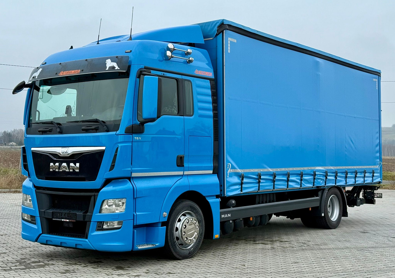 MAN TGX 18.360 / FIRANKA / WINDA / AUTOMAT / NOWE OPONY / EURO 6 / SYPIALKA / SPROWADZONY - Тентованный грузовик: фото 2 MAN TGX 18.360 / FIRANKA / WINDA / AUTOMAT / NOWE OPONY / EURO 6 / SYPIALKA / SPROWADZONY - Тентованный грузовик: фото 2