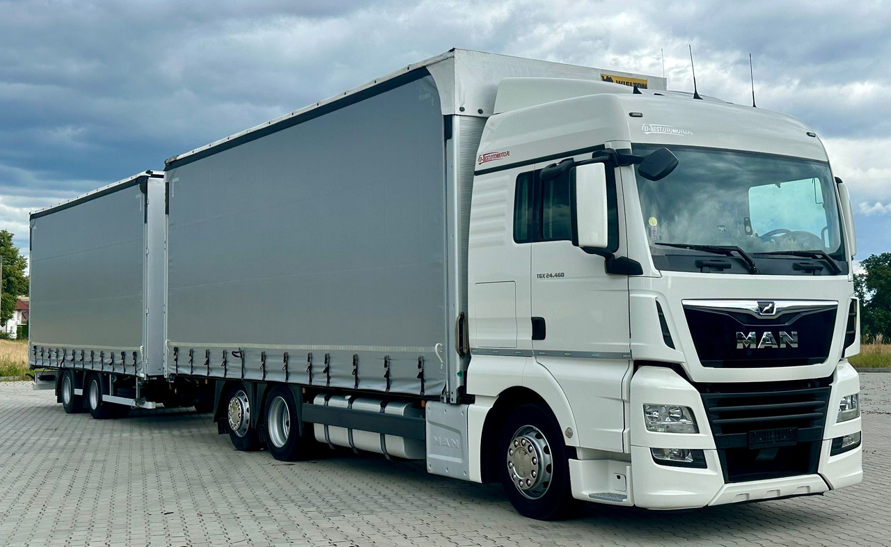 MAN TGX 26.460 / ZESTAW PRZEJAZDOWY / 38 PALET / AUTOMAT / SYPIALKA / PRZYCZEPA WIELTON / 2019 ROK / NISKI PRZEBIEG - Тентованный грузовик: фото 2 MAN TGX 26.460 / ZESTAW PRZEJAZDOWY / 38 PALET / AUTOMAT / SYPIALKA / PRZYCZEPA WIELTON / 2019 ROK / NISKI PRZEBIEG - Тентованный грузовик: фото 2