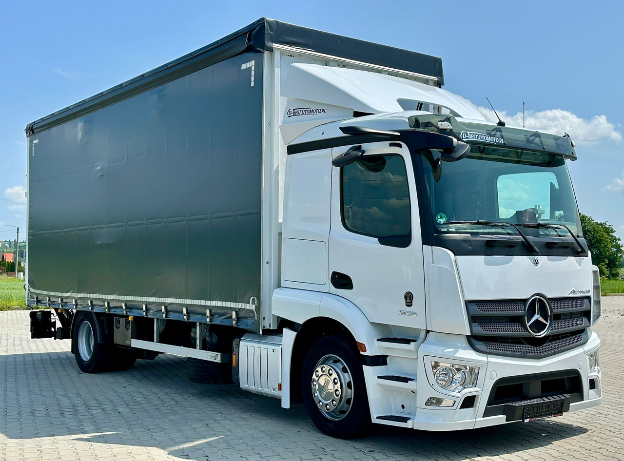 MERCEDES-BENZ ACTROS 1833 / FIRANKA / WINDA / 18 PALET / AUTOMAT / 310 TYS KM / DUŻY SILNIK / 2020 ROK / SYPIALKA - Тентованный грузовик: фото 1 MERCEDES-BENZ ACTROS 1833 / FIRANKA / WINDA / 18 PALET / AUTOMAT / 310 TYS KM / DUŻY SILNIK / 2020 ROK / SYPIALKA - Тентованный грузовик: фото 1