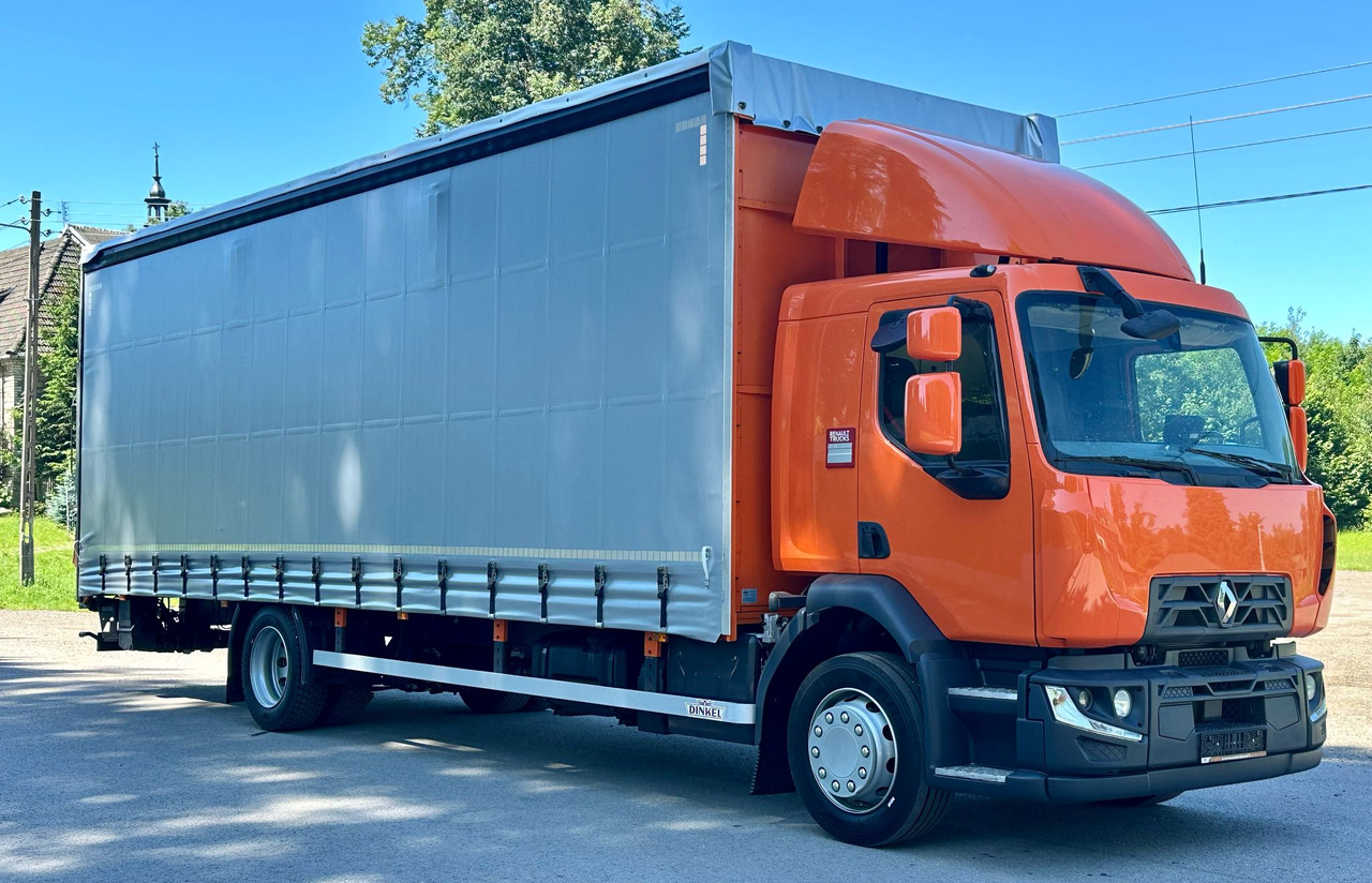 RENAULT D 18 / 280 / FIRANKA / WINDA / 8.6 M DŁUGOŚCI / 21 EUROPALET / NOWE OPONY / ŁADOWNOŚĆ 9.380 KG / AUTOMAT / SERWISOWANA / SPROWADZONA - Тентованный грузовик: фото 1 RENAULT D 18 / 280 / FIRANKA / WINDA / 8.6 M DŁUGOŚCI / 21 EUROPALET / NOWE OPONY / ŁADOWNOŚĆ 9.380 KG / AUTOMAT / SERWISOWANA / SPROWADZONA - Тентованный грузовик: фото 1