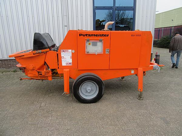 2014 PUTZMEISTER BSA1005 DC trailer mounted. - Бетононасос стационарный: фото 2 2014 PUTZMEISTER BSA1005 DC trailer mounted. - Бетононасос стационарный: фото 2