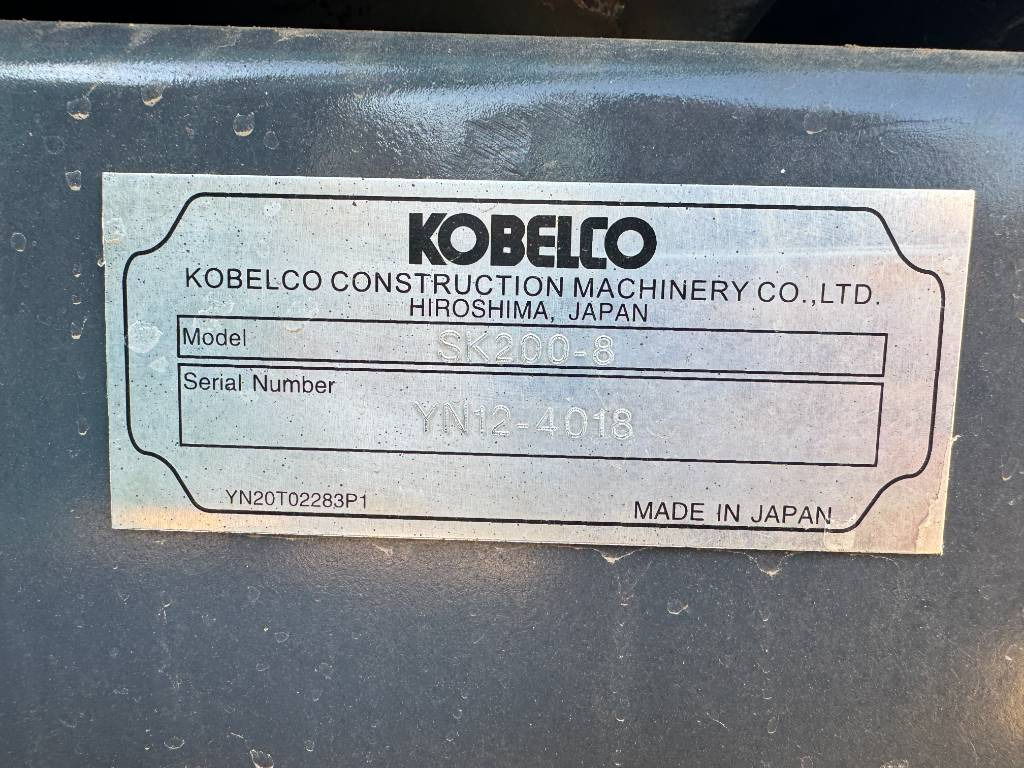 Kobelco SK 200-8 - Гусеничный экскаватор: фото 3 Kobelco SK 200-8 - Гусеничный экскаватор: фото 3