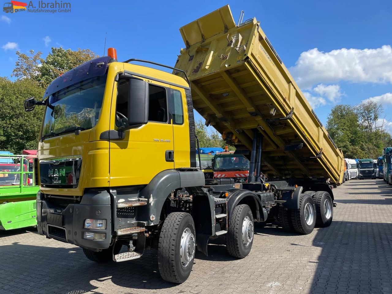 MAN TGS 35.480 3-Seiten Meiller | Bordmatik | 8x8 | Blatt Blatt | 3 Pedals - Самосвал: фото 1 MAN TGS 35.480 3-Seiten Meiller | Bordmatik | 8x8 | Blatt Blatt | 3 Pedals - Самосвал: фото 1