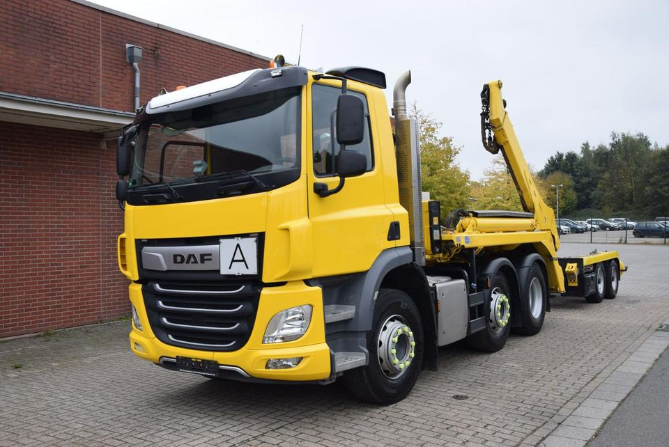 DAF CF 450 Meiller Absetzkip. Vorlauf. Lenk Funk - Портальный бункеровоз: фото 1 DAF CF 450 Meiller Absetzkip. Vorlauf. Lenk Funk - Портальный бункеровоз: фото 1