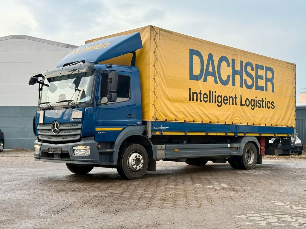 Mercedes-Benz Atego 1224 Pritsche + Plane 7,25m +LBW - Тентованный грузовик: фото 1 Mercedes-Benz Atego 1224 Pritsche + Plane 7,25m +LBW - Тентованный грузовик: фото 1
