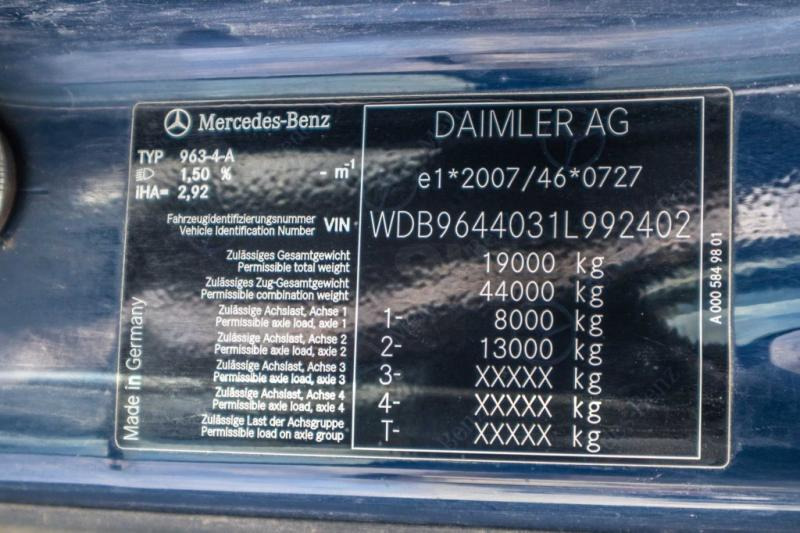 Тягач Mercedes AROCS 1843 LS ( NO ACTROS) +HYDRAULIQUE: фото 8