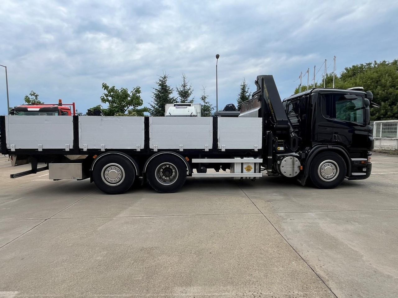 Грузовик бортовой/ Платформа, Автоманипулятор SCANIA P320, +RC, valník Crane PK 20002: фото 9