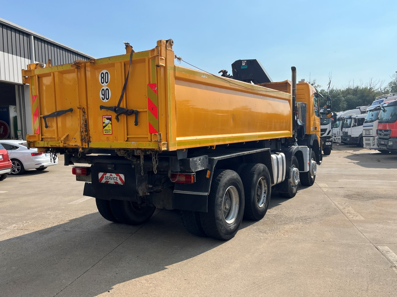 Самосвал, Автоманипулятор VOLVO FMX 460,  8x4, 2017, HIAB 188: фото 8