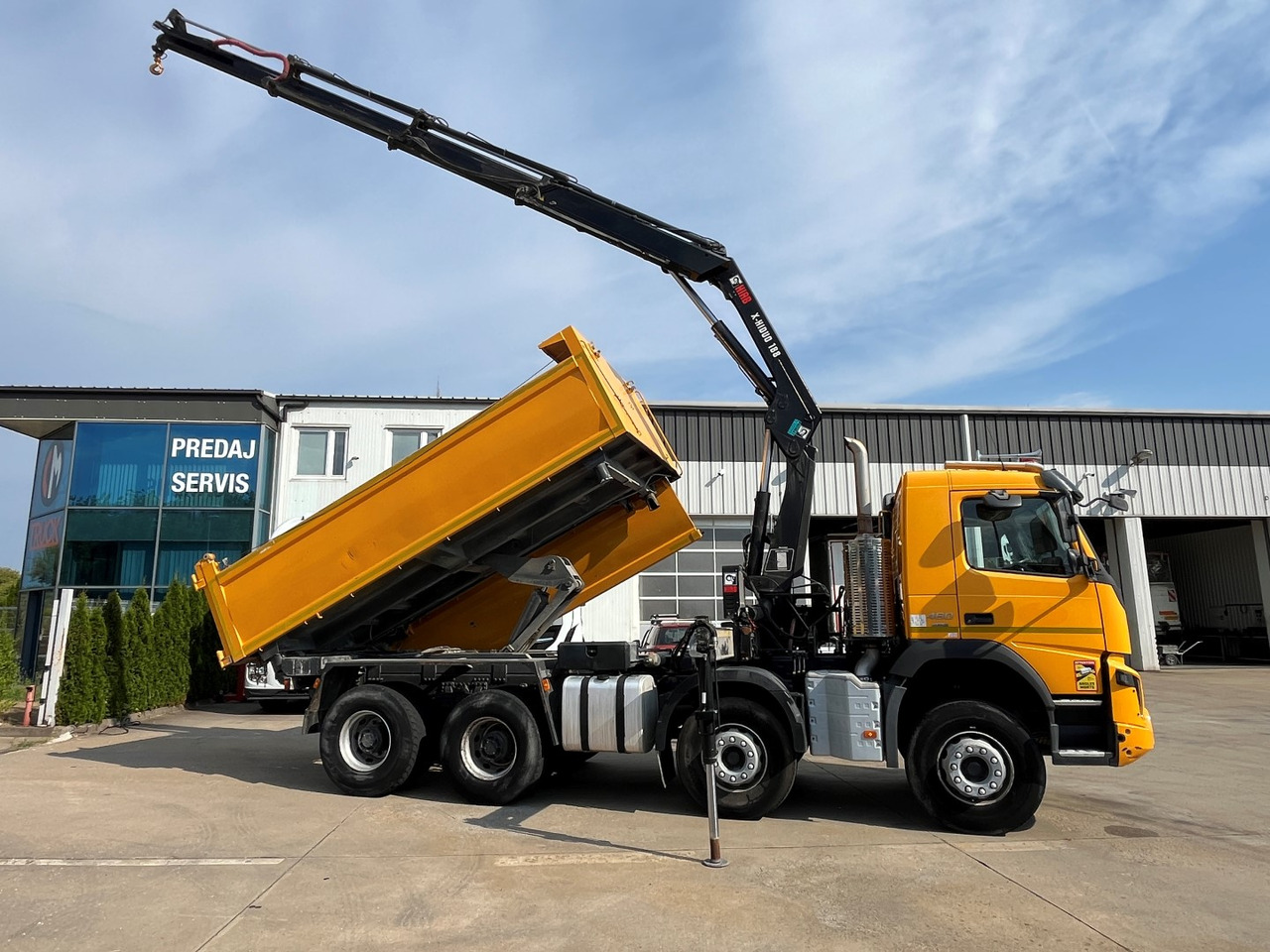 Самосвал, Автоманипулятор VOLVO FMX 460,  8x4, 2017, HIAB 188: фото 11