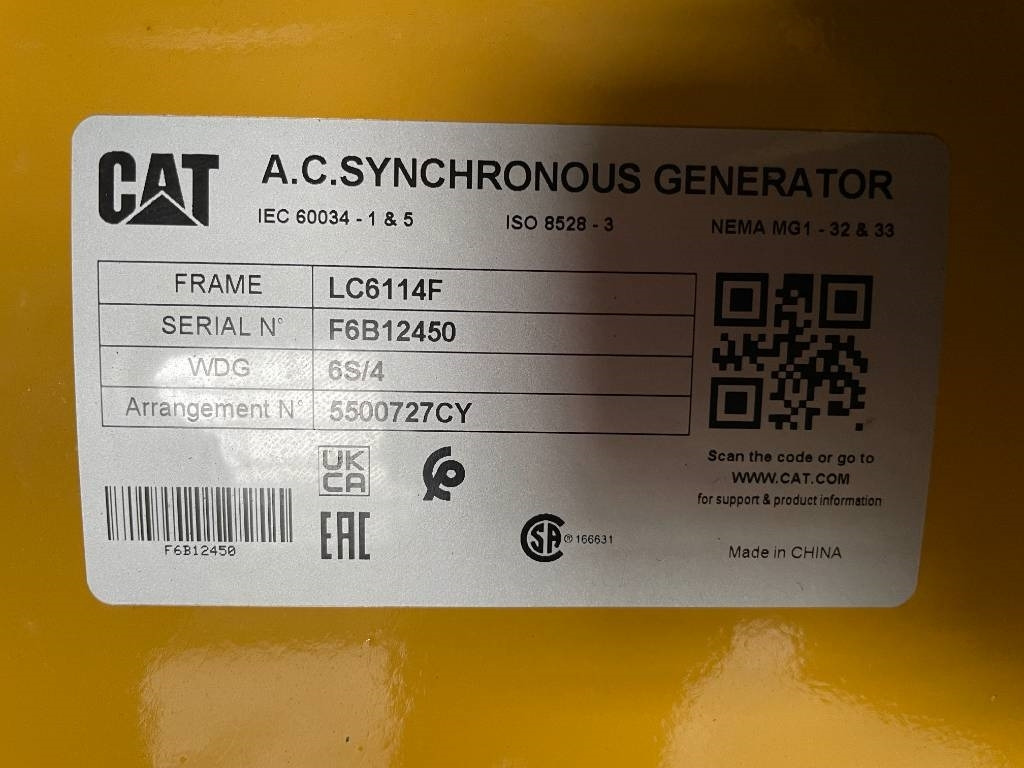 Новый Электрогенератор CAT DE550E0 - C15 - 550 kVA Generator - DPX-18027: фото 6