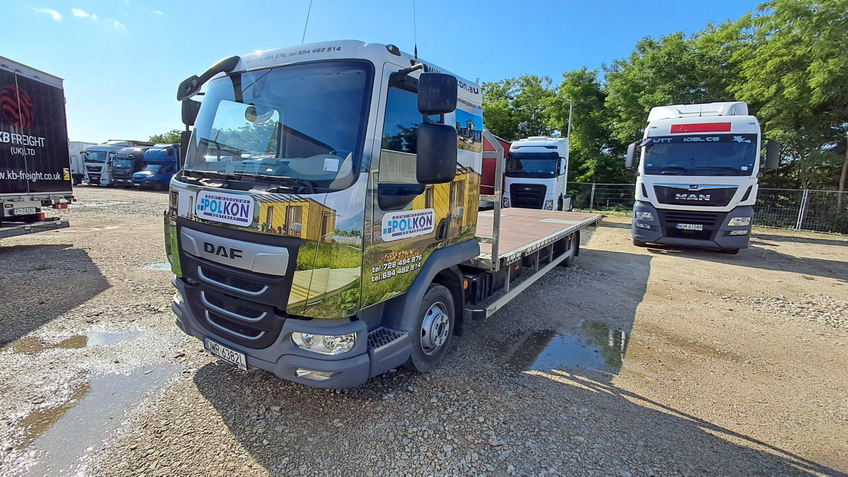 DAF LF230 FA 108/ZPL + NACZEPA REDOS - Грузовик бортовой/ Платформа: фото 2 DAF LF230 FA 108/ZPL + NACZEPA REDOS - Грузовик бортовой/ Платформа: фото 2