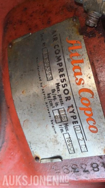 1900 Atlas Copco UT2 Kompressor - Буровая машина: фото 3 1900 Atlas Copco UT2 Kompressor - Буровая машина: фото 3