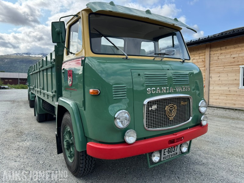 1966 Scania LBS 76 komplett sett med bil og henger selges fra bilmuseum. - Грузовик бортовой/ Платформа: фото 5 1966 Scania LBS 76 komplett sett med bil og henger selges fra bilmuseum. - Грузовик бортовой/ Платформа: фото 5