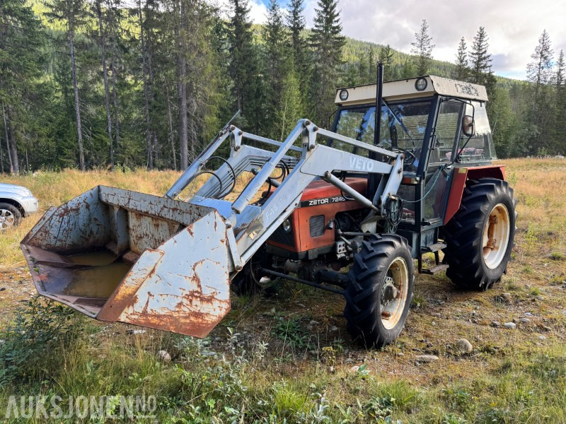1987 Zetor 7245 mva fri traktor med Veto F15 lasteapparat 474 timer - Трактор: фото 1 1987 Zetor 7245 mva fri traktor med Veto F15 lasteapparat 474 timer - Трактор: фото 1