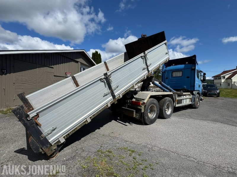 2001 Scania R 164GB 6X2NA 480 / krokbil med flak og uttak for kran - Крюковой мультилифт: фото 5 2001 Scania R 164GB 6X2NA 480 / krokbil med flak og uttak for kran - Крюковой мультилифт: фото 5