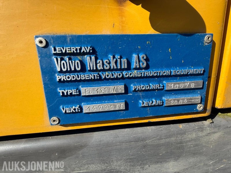 Экскаватор 2004 Volvo EC140BLC: фото 12