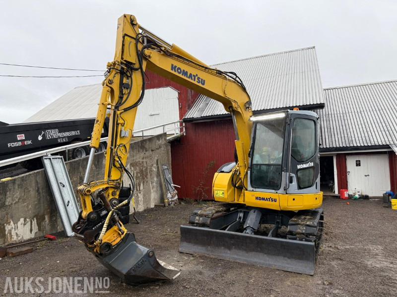 2007 Komatsu Galeo PC78US-6NO 8-tonns gravemaskin, Engcon tiltrotator, gummibelter, skjær, Nasta skuffe, Ledbar - Экскаватор: фото 2 2007 Komatsu Galeo PC78US-6NO 8-tonns gravemaskin, Engcon tiltrotator, gummibelter, skjær, Nasta skuffe, Ledbar - Экскаватор: фото 2