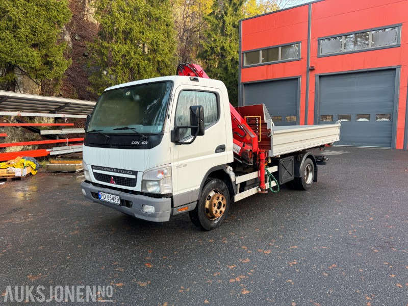 2008 Fuso Canter 7C18 - kranbil med 3-veis tipp - Atlas AK601.3 kran - EU-godkjent til 05/2026 - Автоманипулятор: фото 1 2008 Fuso Canter 7C18 - kranbil med 3-veis tipp - Atlas AK601.3 kran - EU-godkjent til 05/2026 - Автоманипулятор: фото 1