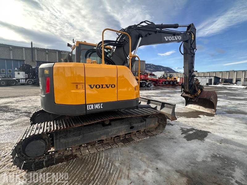 Экскаватор 2008 Volvo ECR145C - Engcon tiltrotator - Puss og graveskuff.: фото 8