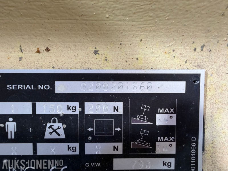 Подъёмник 2011 JLG 1230ES Elektrisk mastelift med 5,6 m arbeidshøyde: фото 22 Подъёмник 2011 JLG 1230ES Elektrisk mastelift med 5,6 m arbeidshøyde: фото 22