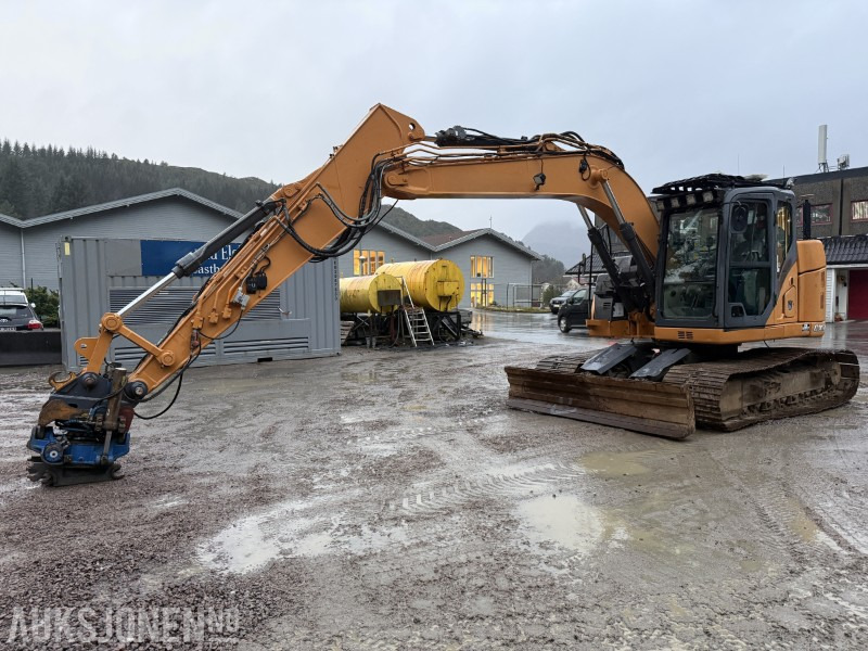 2012 Case CX 145C SR gravemaskin - SMP tiltrotator - 9266 timer Leica GPS frontskjær - pusseskuff - graveskuff - Экскаватор: фото 1 2012 Case CX 145C SR gravemaskin - SMP tiltrotator - 9266 timer Leica GPS frontskjær - pusseskuff - graveskuff - Экскаватор: фото 1