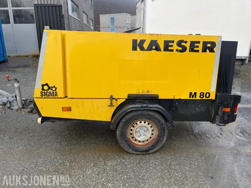 2012 Kaeser M 80 tilhenger kompressor med 2654 timer - Строительное оборудование: фото 2 2012 Kaeser M 80 tilhenger kompressor med 2654 timer - Строительное оборудование: фото 2