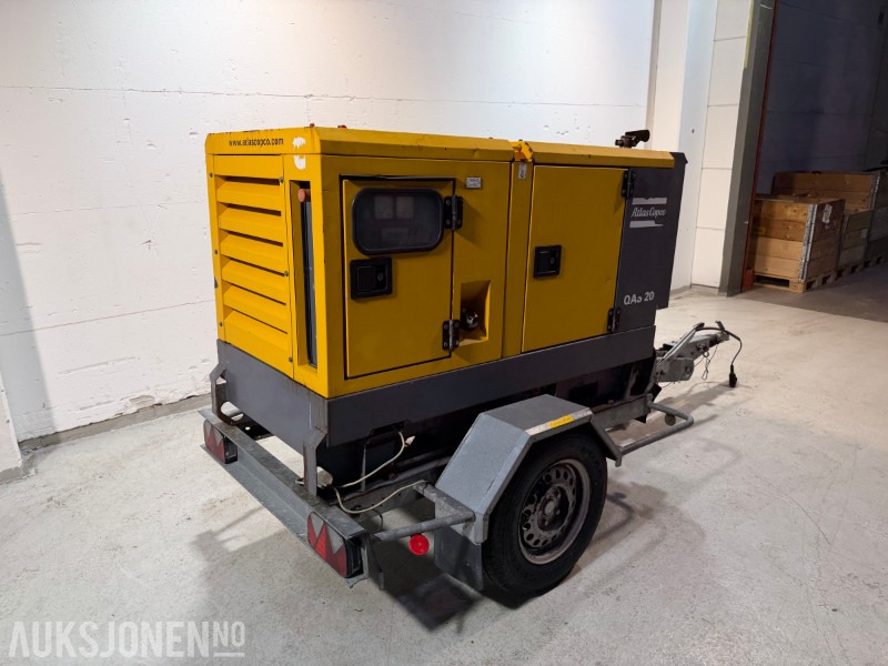 2014 Atlas Copco QAS 20 TR tilhengermontert aggregat - 20 KVA / 16 kW - Строительное оборудование: фото 4 2014 Atlas Copco QAS 20 TR tilhengermontert aggregat - 20 KVA / 16 kW - Строительное оборудование: фото 4